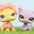 Mini 2pcs Lot Pet Shop Dogs and Cats Collectable With Accessories Best Gift For Kids Toy - Lootquake