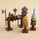 Military Building Blocks Solider Figures Gifts Weapons Tent Bonfire Field Tent Roast Chicken Siege Vehicle Camp Facilities Toys - Lootquake