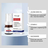 Crema antioxidante con nuez y vitamina C, iluminadora, tonificante, nocturna, correctora de manchas oscuras, hidratante, ligera, de rápida absorción.