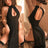 2023 High Split See-through Backless Women Dresses Fashion One-piece Hollowed Out Long Dress Cheongsam Body Suit Erotic Babydoll - Lootquake