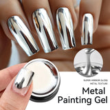 LILYCUTE 5ml Liner Gel Nail Polish UV LED Nail Art Paint Gel Gorgeous Glitter French Effect Semi Permanent Nail Painting UV Gel