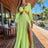 2024 Fashion New Women's Sexy Vacation Dress Solid Long Dress Cut Out Exposed Waist High Slit Suspender Long Skirt - Lootquake