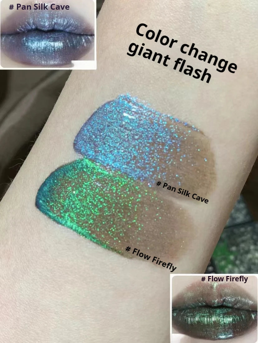 Girlcult Liaozhai Lipgloss Pearlescent Chameleon Shimmer Lip Tint Longlasting  Moisturizing Lipstick 3.5g