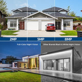 Caméra IP WiFi étanche Onvif sans fil, caméra de sécurité Bullet H.265, détection humaine, vision nocturne, surveillance extérieure CCTV Xmeye