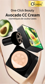 Base de maquillaje ligera con colchón de aire, crema CC, corrector hidratante natural, tono de piel uniforme, maquillaje de contorno de larga duración, cosméticos