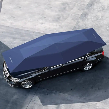 Car Umbrella Semi-Automatic Awning Tent Auto Smart Insulated Cover Outdoor Waterproof Folded Portable Canopy Cover Sun Shade - Lootquake