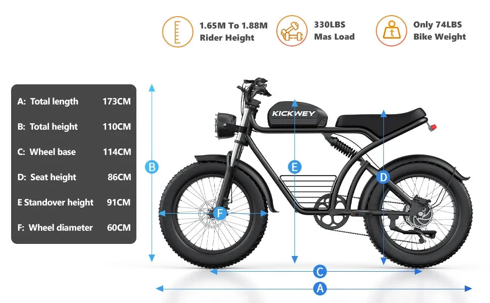Bicicleta eléctrica K7 de 2000 W, 48 V, 40 Ah, motor dual máximo, batería dual, motocicleta eléctrica todoterreno de 20 pulgadas con neumáticos anchos, 7 velocidades