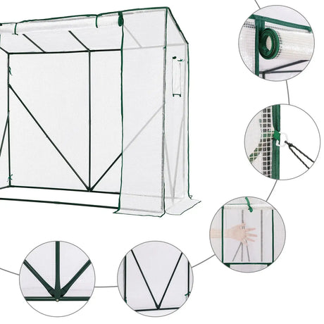 Tomato Greenhouse Foil Greenhouse Metal Frame Vegetable Plant Grow Tent Warm Waterproof Flower Household For Gardening Tools - Lootquake