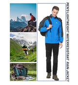 Men Autumn Jacket Camping Hiking Trekking Windbreaker Waterproof With Hood Spring Outdoor Sports Travel Climbing Coats - Lootquake