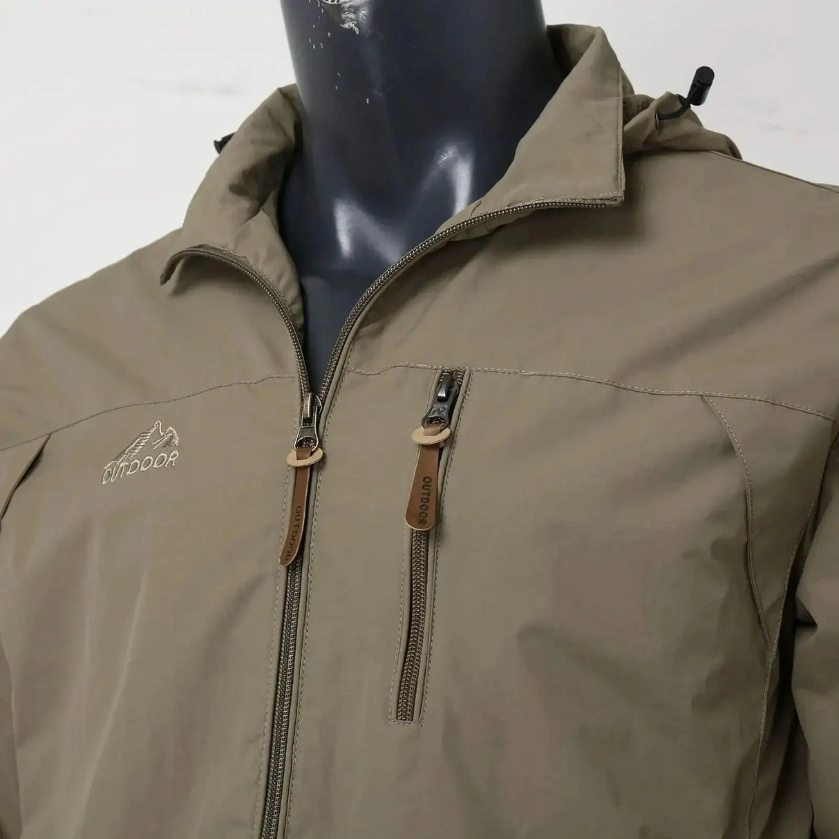 New Functional Waterproof Jacket Men's Autumn Casual Rainproof Detachable Cap Work Coat Hiking Mountain Windproof Windbreaker - Lootquake