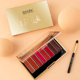 IMAGIC 8-Color Lipstick Palette Set Moisturizer Matte DIY Lipsticks Velvet Long Lasting Waterproof Lipgloss Pigments Lips Makeup