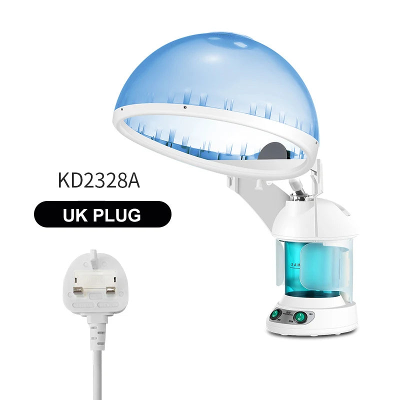Vaporisateur vapeur pour le visage et les cheveux, humidificateur, brumisateur nano chaud, vaporisateur d'ozone pour le visage, hydratant pour les cheveux, appareil à vapeur pour salon à domicile