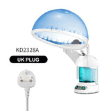 Vaporisateur vapeur pour le visage et les cheveux, humidificateur, brumisateur nano chaud, vaporisateur d'ozone pour le visage, hydratant pour les cheveux, appareil à vapeur pour salon à domicile
