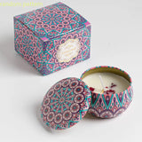 Velas aromáticas de osmanthus y gardenia con pétalos. Pequeñas velas aromáticas románticas para cumpleaños de niñas. Aromaterapia para el hogar.