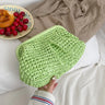 Bohemian Straw Dumpling Clutch Bag | Woven Straw Tote Purse for Women (Summer Beach Bag, Wicker Clutch)