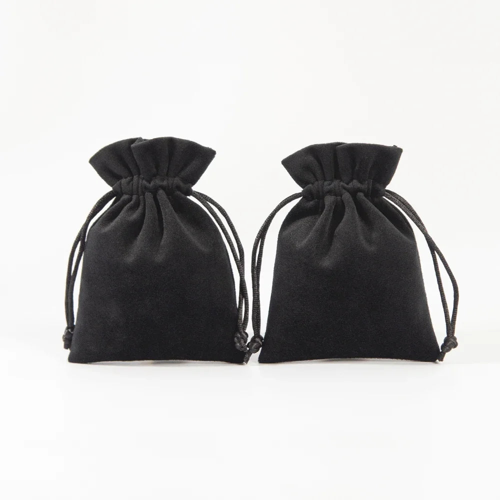 5pcs Bulk Wedding Engagement Display Velvet Bag Bracelet Earrings Gift Luxury Packaging Jewelery Pouches Travel Organizer Bags - Lootquake