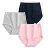 3Pcs/Set Cotton Panties Women Seamless Underwear High Rise Panties Comfort Solid Color Female Underpants Sexy Lingerie M-XXXL