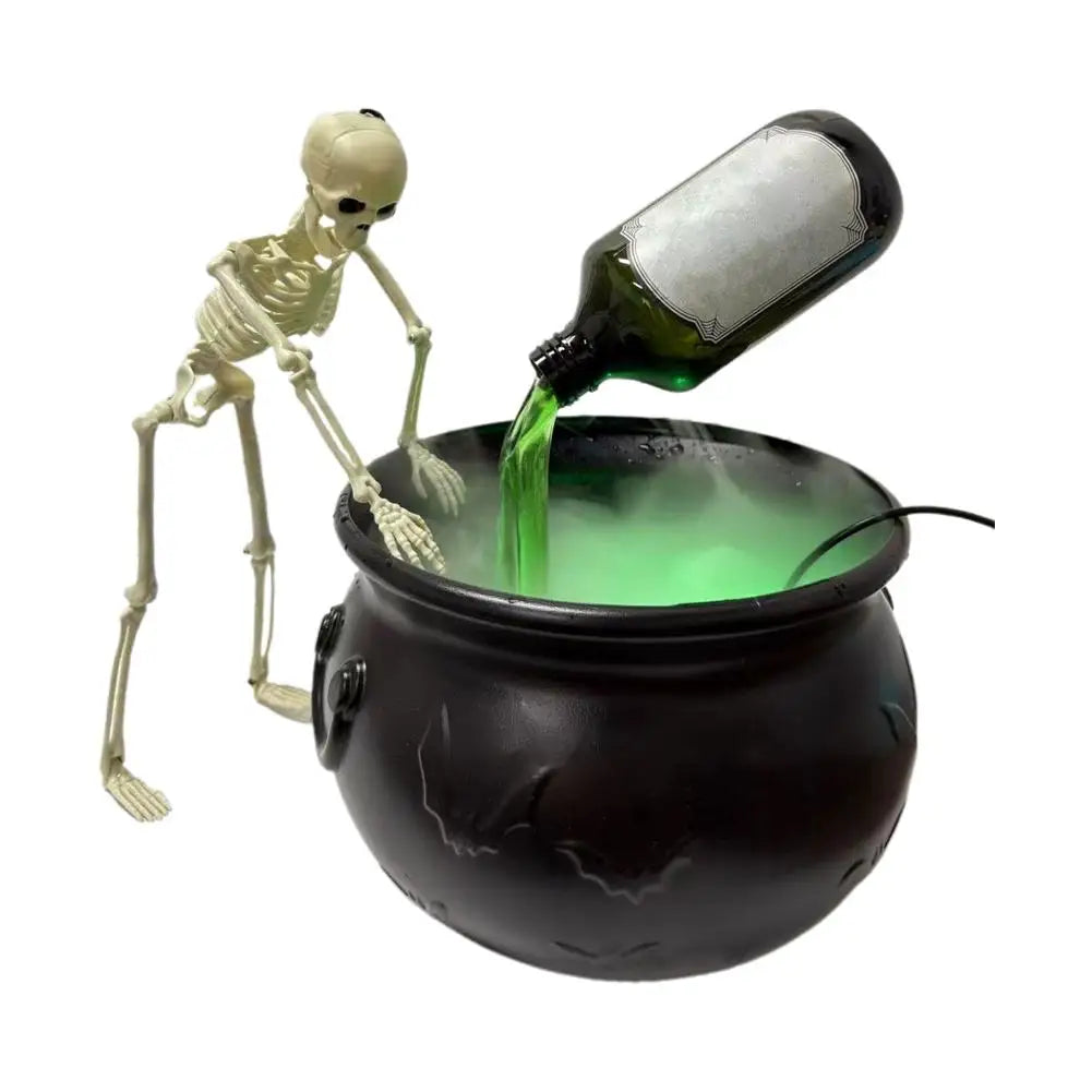 Halloween Black Witch Bowl Magic Float Bottle and Diffuser Horror House Decoration Hocus Party Scary Props Halloween Decor