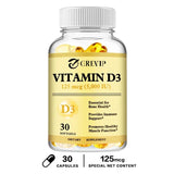 Vitamin D3 - Maintains Strong Bones and Teeth, Enhances Immunity, and Supports Muscle Growth