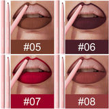 12-Color Luxury Matte Lipliner - Waterproof, Moisturizing,Long-Lasting,Non-Stick,Perfect Versatile Shades for All Skin Types