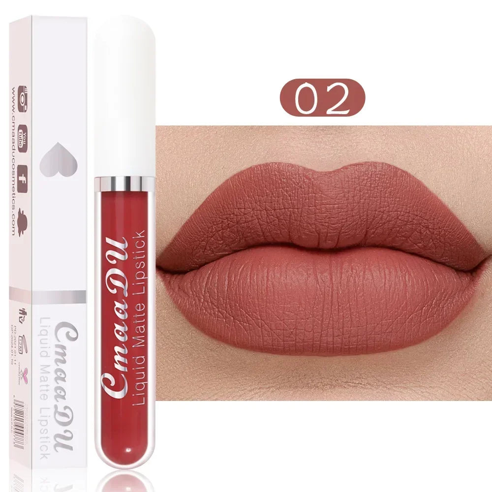 Lipstick Waterproof Long lasting Make-up for women Cosmetics Korean makeup Matte lipstick