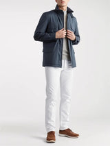 Men's new jacket spring and autumn design solid color zipper large pocket stand collar men's casual windbreaker jacket - Lootquake