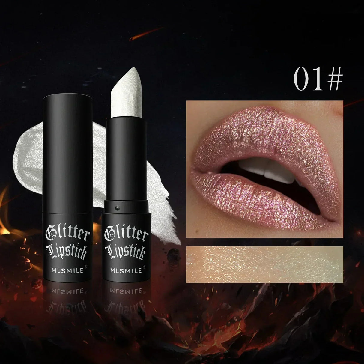 Diamond Pearlescent Lipstick Waterproof Long Lasting Non-stick Cup Matte Velvet Shiny Lipsticks Red Sexy Lips Makeup Cosmetics