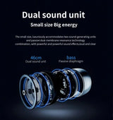 Altavoz Bluetooth TG116c TWS inalámbrico, potente, portátil, para exteriores, subwoofer impermeable, sonido estéreo 3D, llamadas manos libres.