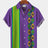 2024 Men's Mardi Gras Shirt 3D Print Short Sleeve Casual Shirts Streetwear Loose Plus Size Mens Hawaiian Shirts Tops T-Shirt - Lootquake