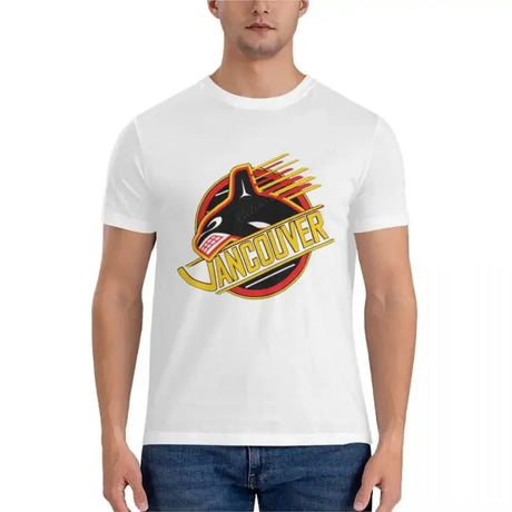 RARE: Vancouver Hockey - Retro Canucks Classic T-Shirt mens cotton t shirts mens short sleeve t shirts mens tall t shirts - Lootquake