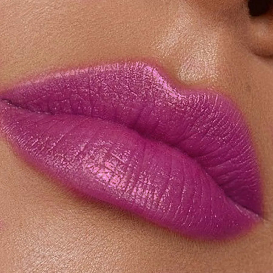 1 PC Red Metallic Lipstick Longlasting Glitter Lip Glaze  Waterproof Moisturize Luminous liptint Shimmer Shiny Lipgloss Makeup