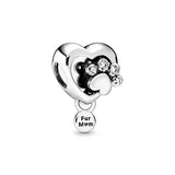 Nuevo dije de rana perezosa de plata 925 con forma de animal, pato, cerdo, oso, compatible con pulsera original, decoración, colgante para mujer, regalo de joyería