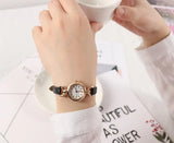 Foreign trade popular small round watch girls quartz watch fashion gifts bracelet type - Lootquake