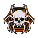 Broche estilo punk con forma de calavera y rosa, con forma de corazón, para Halloween, con forma de cabeza de gato, brújula, sombrero de mago, gato negro, broches de aleación, insignias de esmalte, alfileres de solapa