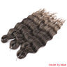 24" Orange Twist Crochet Hair | Synthetic Deep Wave Braiding Hair Extensions | Water Wave Hair | Heat Resistant Fiber | 60 Strands/Pack