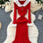 SINGREINY 2024 Hotsweet Slim Autumn Dress Women Peter pan Collar Long Sleeves Patchwork Preppy Style Mermaid Sweater Long Dress - Lootquake