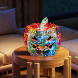 Halloween Gorgeous Shining LED Ghost Lights Decor Prismatic Ghost Iridescent Ghost Lantern Holiday Party Decor Atmosphere Prop
