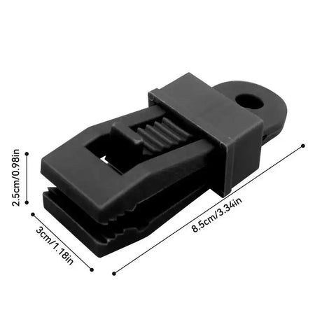 Adjustable Heavy Duty Lock Grip for Tarp Shade Cloth Reusable Clamp for Curtains Windproof Camping Tent Clip Hook Tarpaulin Clip - Lootquake