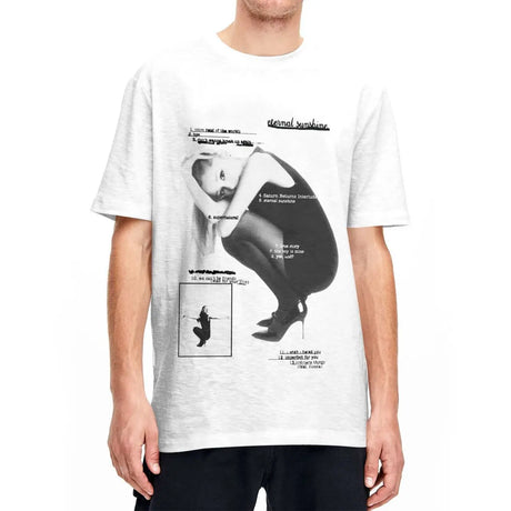Mens T Shirt Ariana Grandes Eternal Sunshine Tracklist Album T-Shirts 2024 Music Tour Tee Shirt Casual Cotton Clothing Plus Size - Lootquake