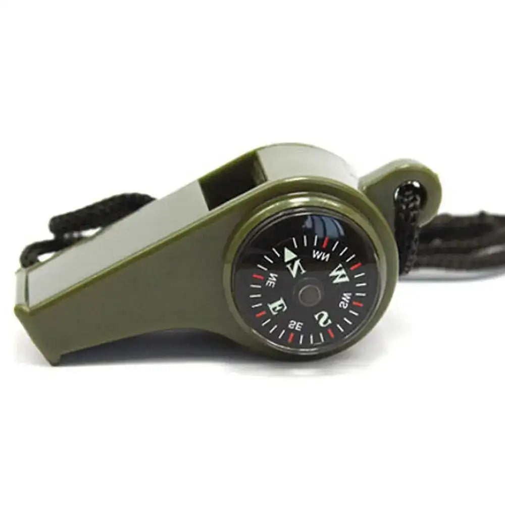 Mini Compass Thermometer Carabiner Compass Thermometer Carabiner 3 in 1 Outdoor Hiking Key Buckle Double Sided Metal Compasses - Lootquake