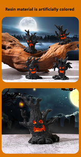 Halloween Micro Landscape Scene Decoration Accessories Tree Demon Ghost Pumpkin Skull Party Supplies Home Party Ornament Terror