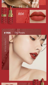 Matte Lipstick, 18-Color, Long-Lasting, Non-Stick Cup, Fade-Resistant, Velvety Texture, Luxurious Hydrating Lip Makeup For All-D