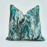 Decor Sofa Cushion Cover Green and Beige Throw Pillow Cover for Bed  45x45cm/ 50x50cm