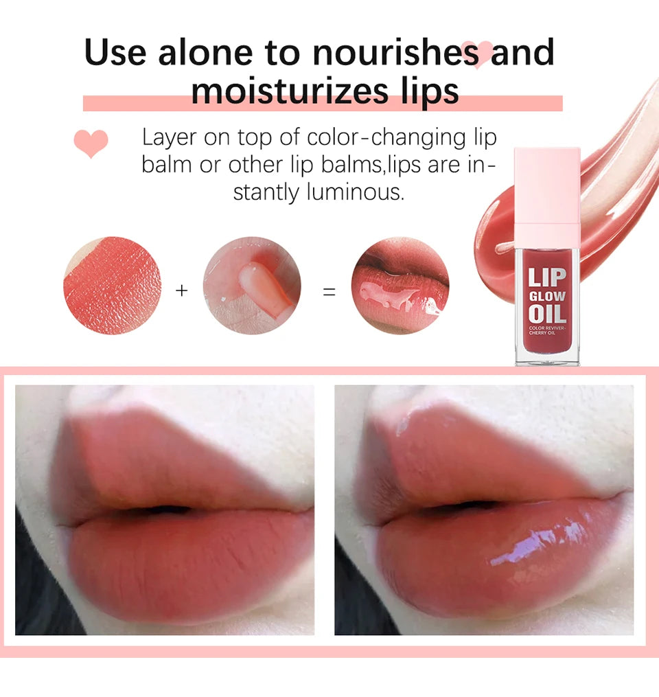 Lip Glow Oil Jelly Lip Gloss Set Long Lasting Permanent Lipstick Woman Tint for Lips Stick Free Shipping Lipgloss Glosses Stain