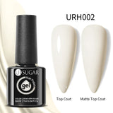 UR SUGAR Blue Color Rubber Base Gel Nail Polish Gold Glitter Base Gel Top Coat Soak Off UV LED Gel Nail Art Varnish Manicure