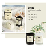 1 vela de aromaterapia con aroma a planta europea moderna para sala de estar, dormitorio, purificación del aire, fragancia duradera, decoración de vasos.