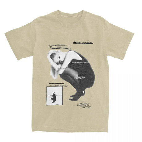Mens T Shirt Ariana Grandes Eternal Sunshine Tracklist Album T-Shirts 2024 Music Tour Tee Shirt Casual Cotton Clothing Plus Size - Lootquake