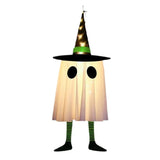 LED Witch Hat Halloween Decor - Glowing Hanging Ornament, Spooky Party Decoration for Haunted House & Witchcraft Theme