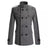 Men Slim Fit Woolen Coats Solid Color Male Casual Long Sleeve Outerwear Autumn Winter Double Breasted Mid Length Windbreaker - Lootquake