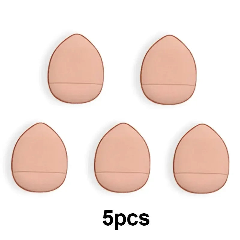 5/10 unidades de mini esponjas para base de maquillaje con cojín de aire, corrector facial, crema BB, aplicador cosmético, herramientas de maquillaje.